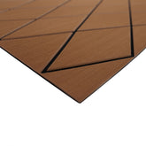 SeaDek 56411-89905 40" x 80" 6mm Two Color Diamond Full Sheet - Brushed Texture - Brown/Black (1016mm x 2032mm x 6mm)